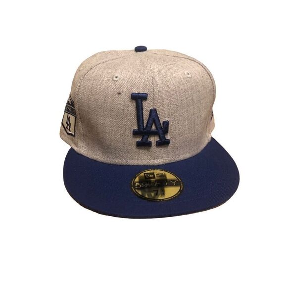 New Era Los Angeles Dodgers 59FIFTY Fitted Hat Cap Size 7 3/4 - Picture 1 of 5